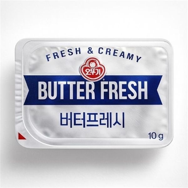 [웰빙창고] 오뚜기 일회용 버터후레쉬 10g x 100개