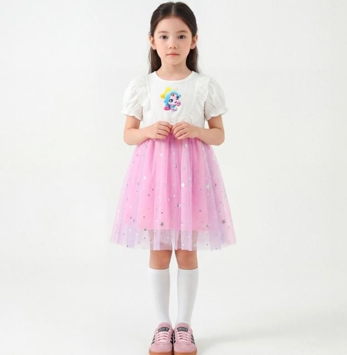 [레노마 이너웨어]캐치티니핑 여아용 5부 샤 레이스 원피스 2호 OF16W63903