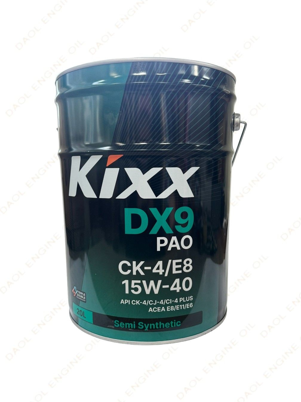 킥스 DX9 PAO 15W40 20L CK-4, 대형디젤용 (구) HDX PAO 15W40