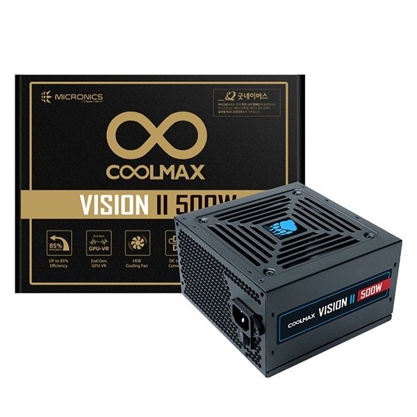 마이크로닉스 COOLMAX VISION II ATX 500W 4046288
