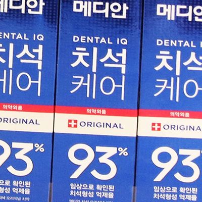 메디안 치석케어 치약 150G 3P 메디안치석케어 치석케어치약 생활용품 수납 치약150G