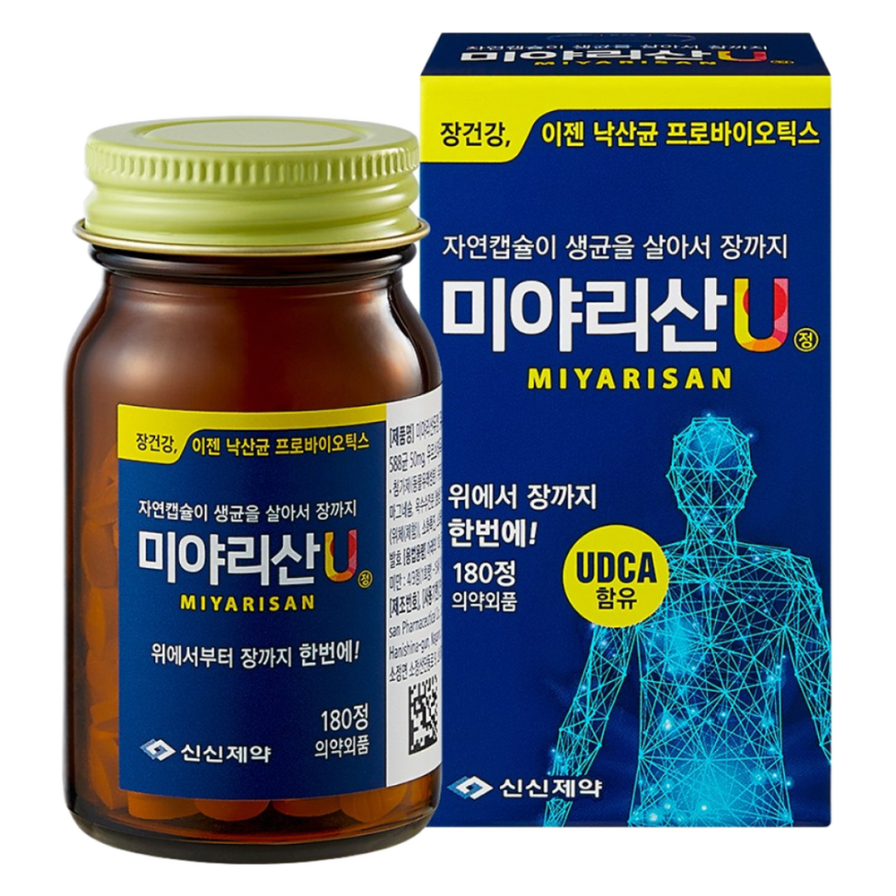 신신제약 미야리산U 유산균 36g 1개 180정