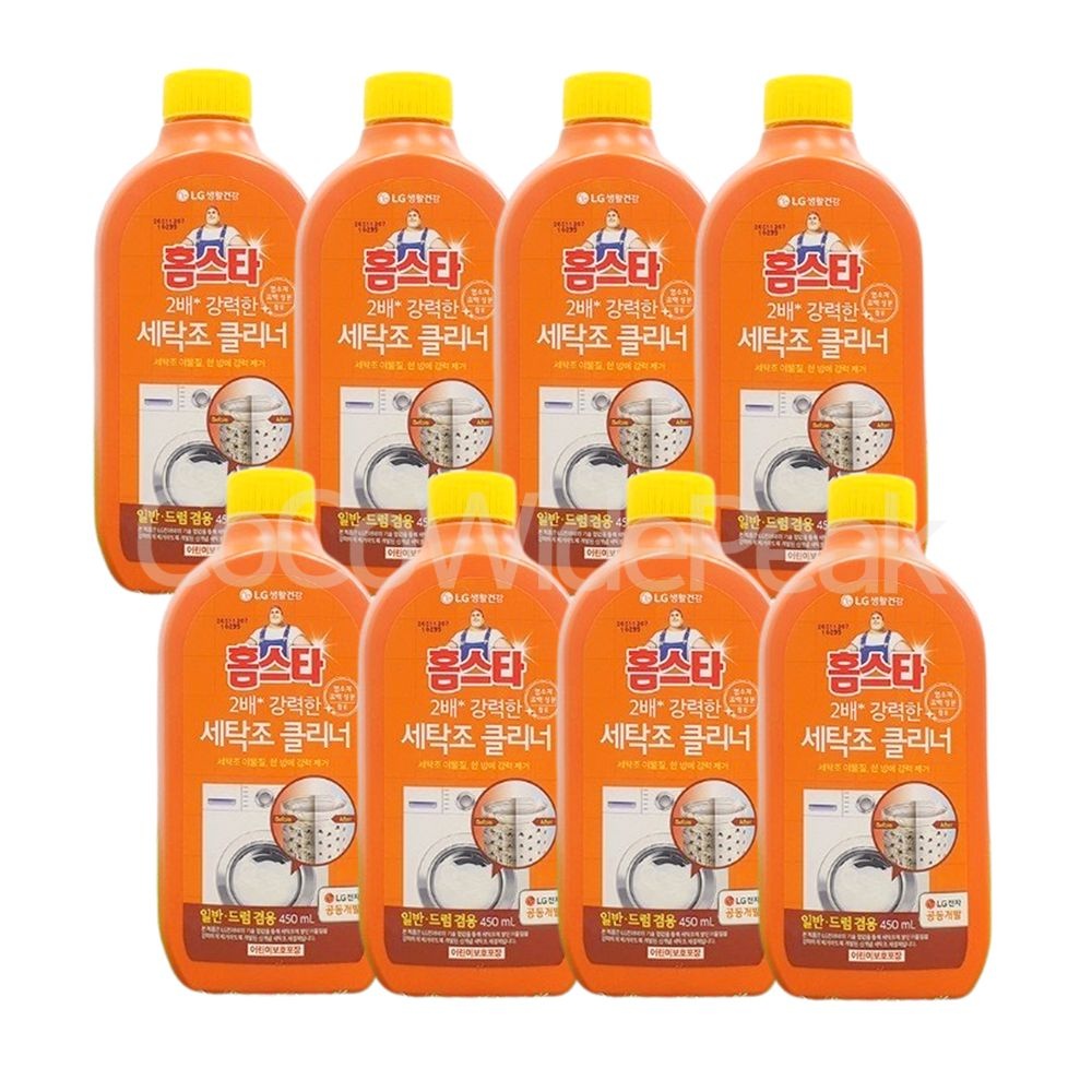 홈스타 퍼펙트 세탁조 클리너 450ml x 8개 일반드럼겸용