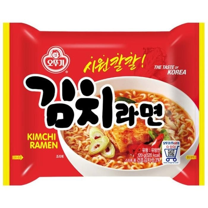 오뚜기 김치라면 120g 5입