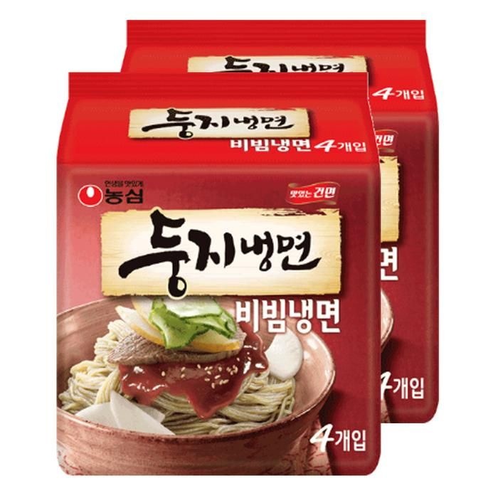 [농심] 농심 둥지냉면 둥지 비빔냉면 162g 8개