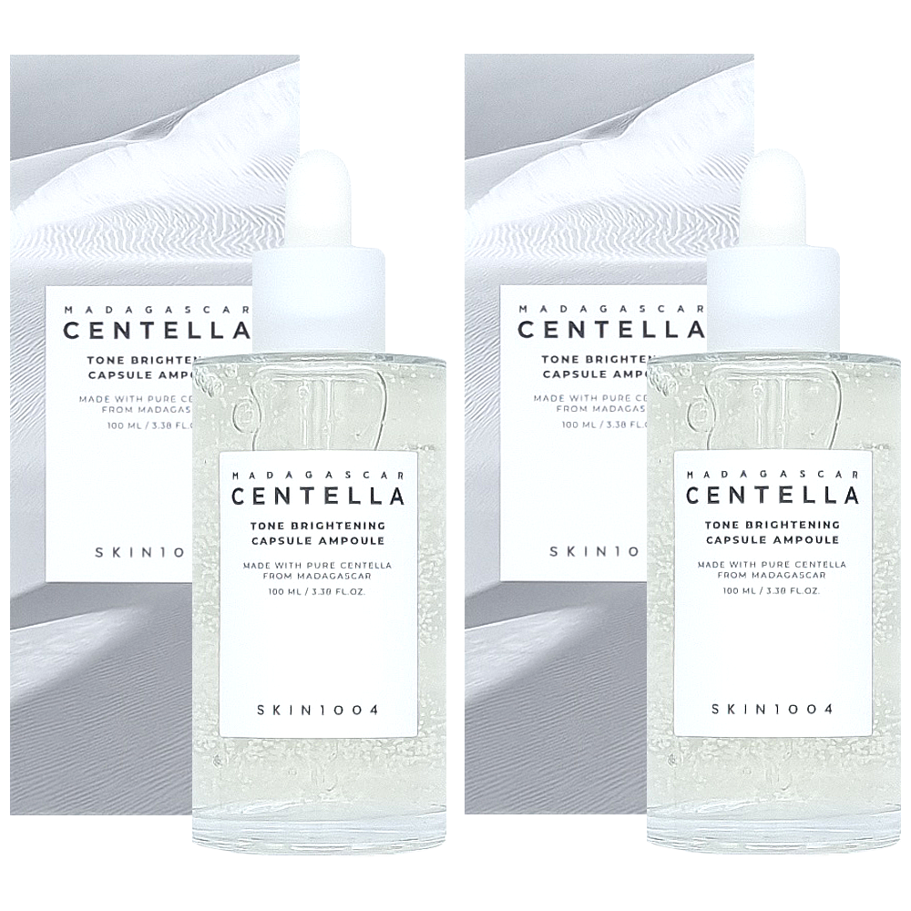 [오늘출발] 스킨천사 마다가스카르 센텔라 톤 브라이트닝 캡슐 앰플 100ml x 2개 미백 기능성 수분앰플