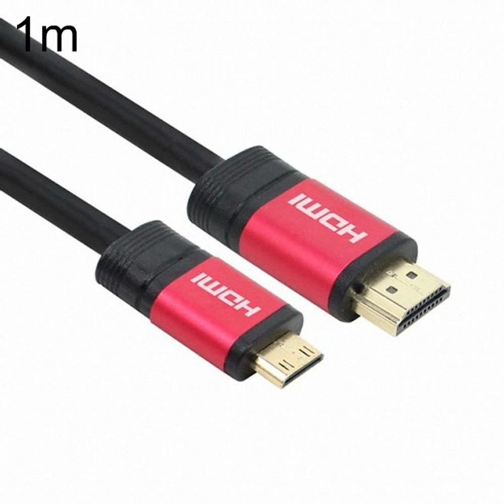 Mini HDMI V2.0 레드메탈 케이블 (1m) NX500