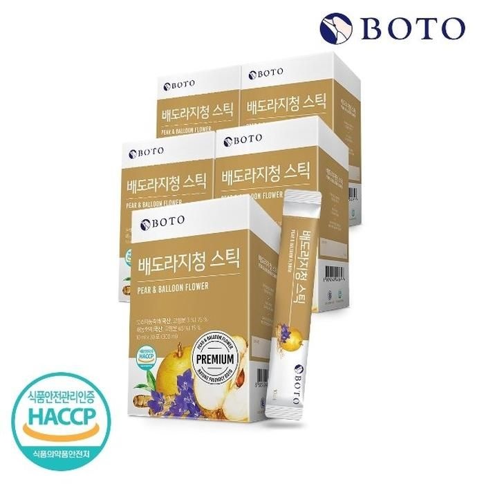[보뚜] 배도라지청 스틱 30포 x 5박스