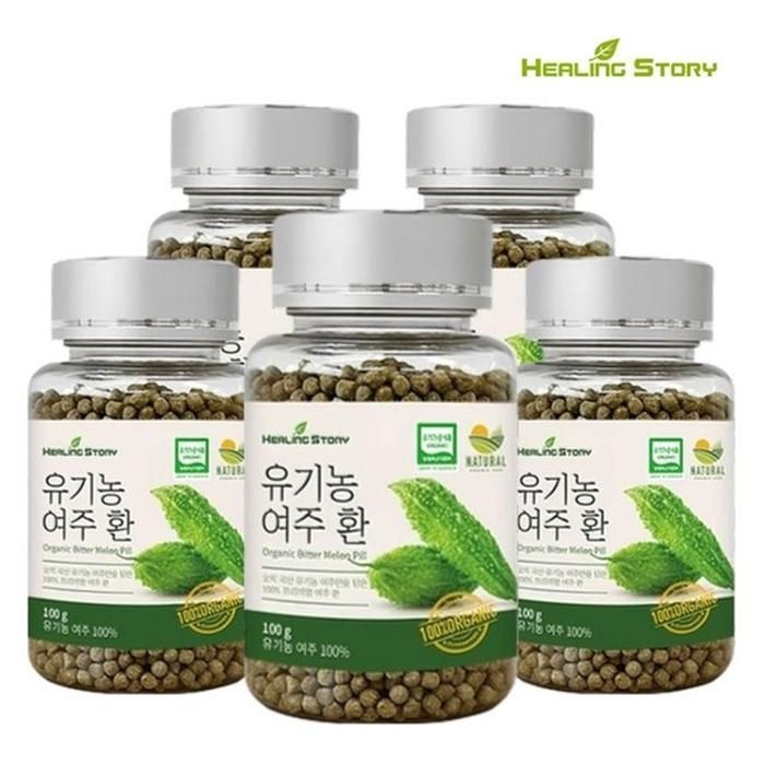 힐링스토리 국산 유기농 여주환 100g 5통