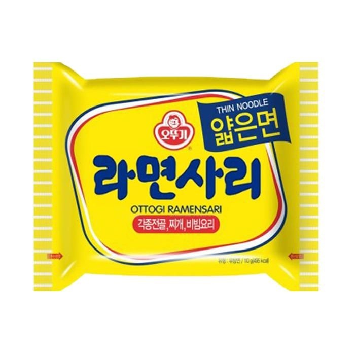 오뚜기 얇은사리면 라면사리 110g 40봉지