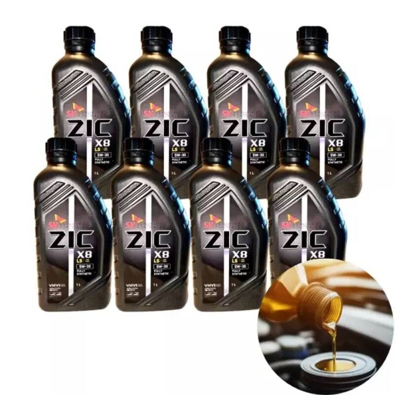 SK ZIC 지크 X8 LS 5W30 합성오일 1L 8개