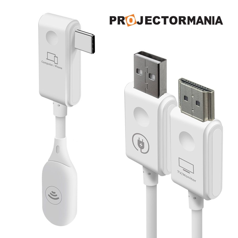 [오늘출발] 프로젝터매니아 무선 HDMI 송수신기 USB-C타입 PC 태블릿 스마트폰 무선미러링 동글이 최대거리 30M 리피터 익스텐더