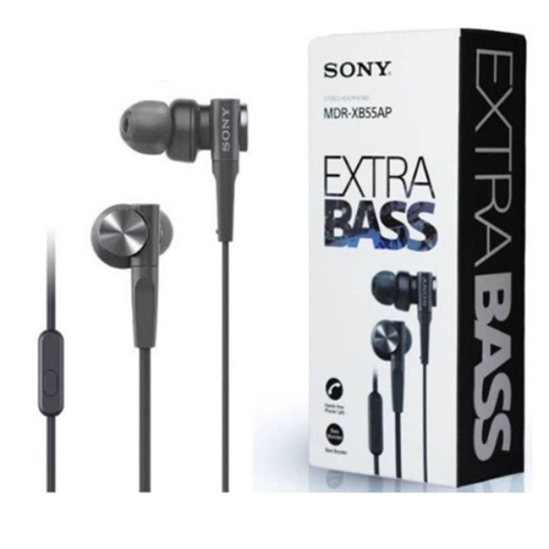 [해외] 소니 EXTRA BASS MDR-XB55AP 유선 이어폰 마이크 리모컨