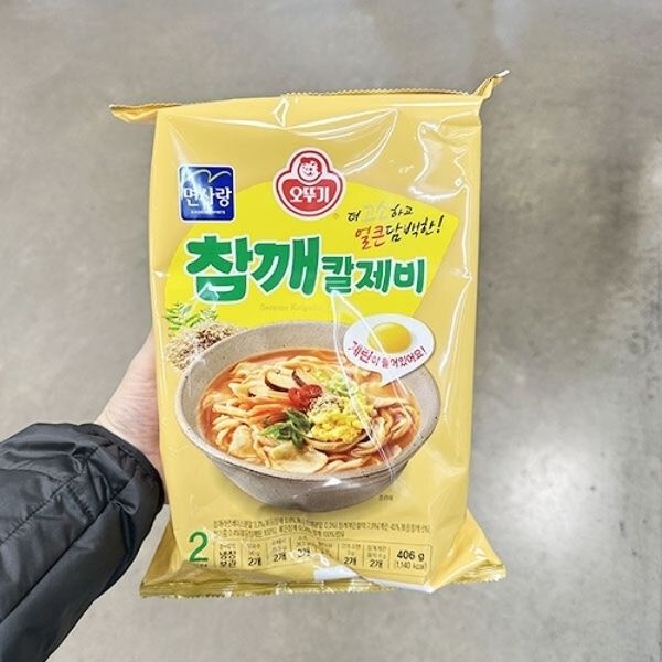 오뚜기 참깨 칼제비 406g 아이스박스포장