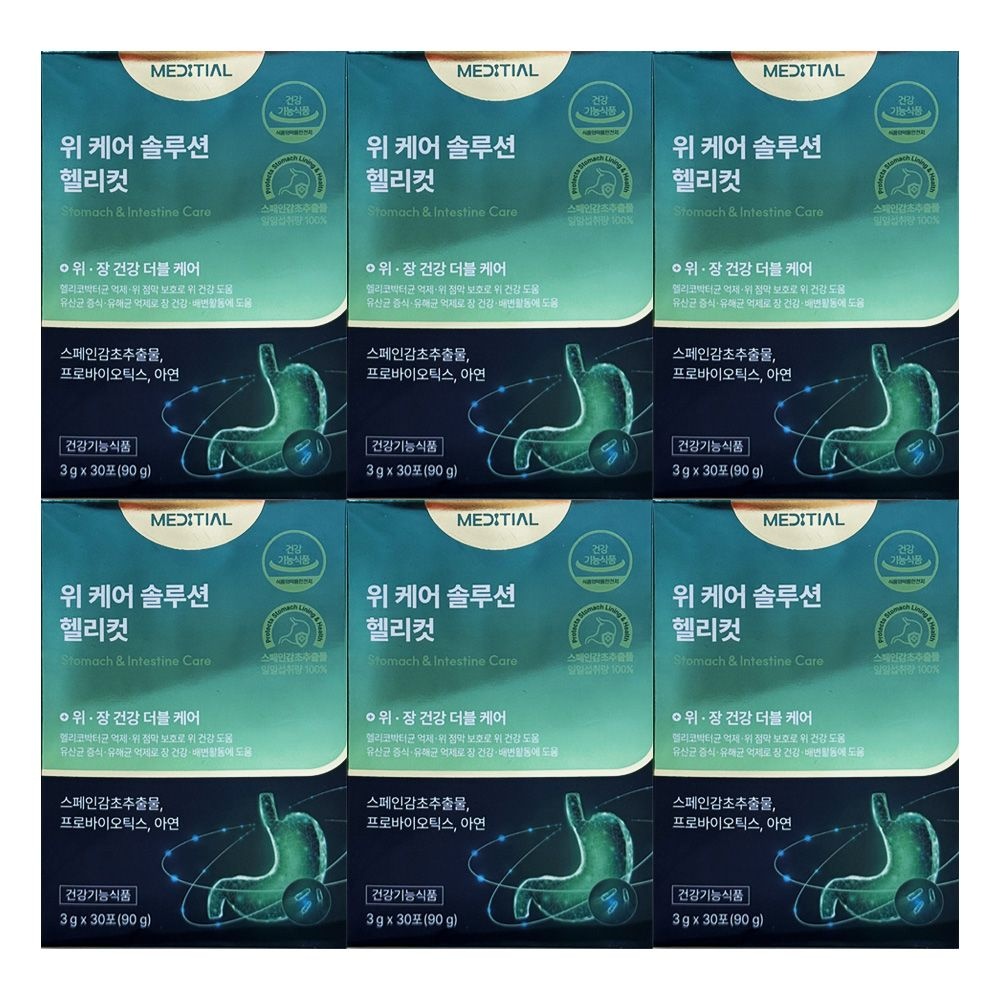 메디셜 위케어 솔루션 헬리컷 3g x 30포 6개 / 써클