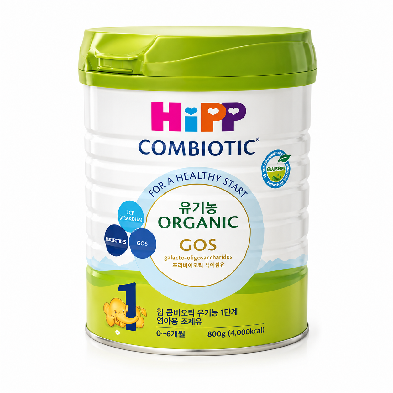 힙 콤비오틱 유기농 분유 1단계, 2캔