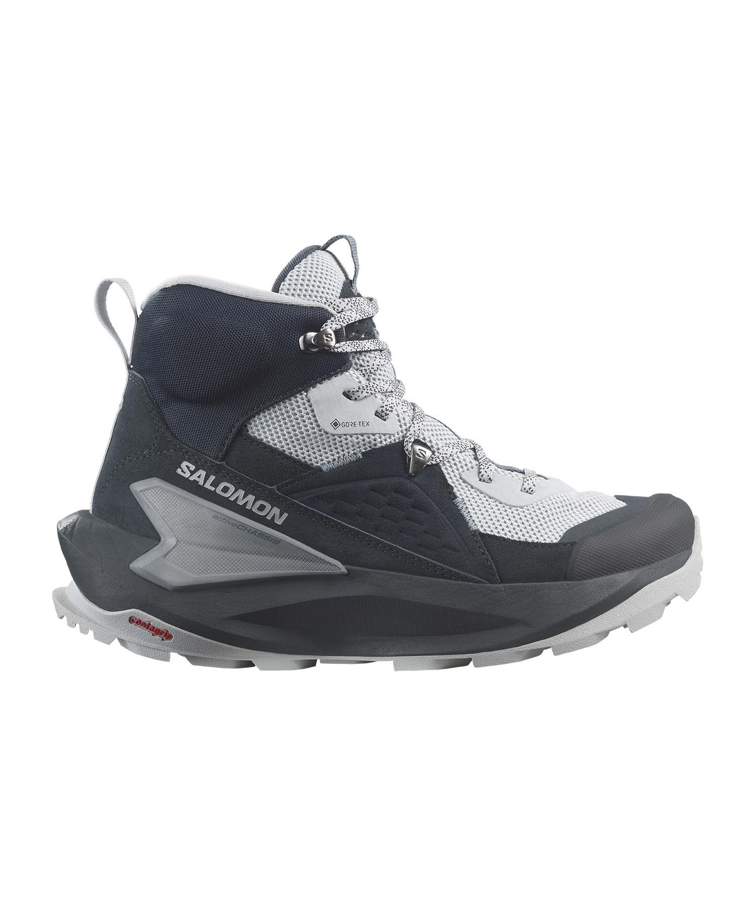 살로몬 엘릭서 미드 GTX W 카본 펄 블루 플린트 스톤 L47296800