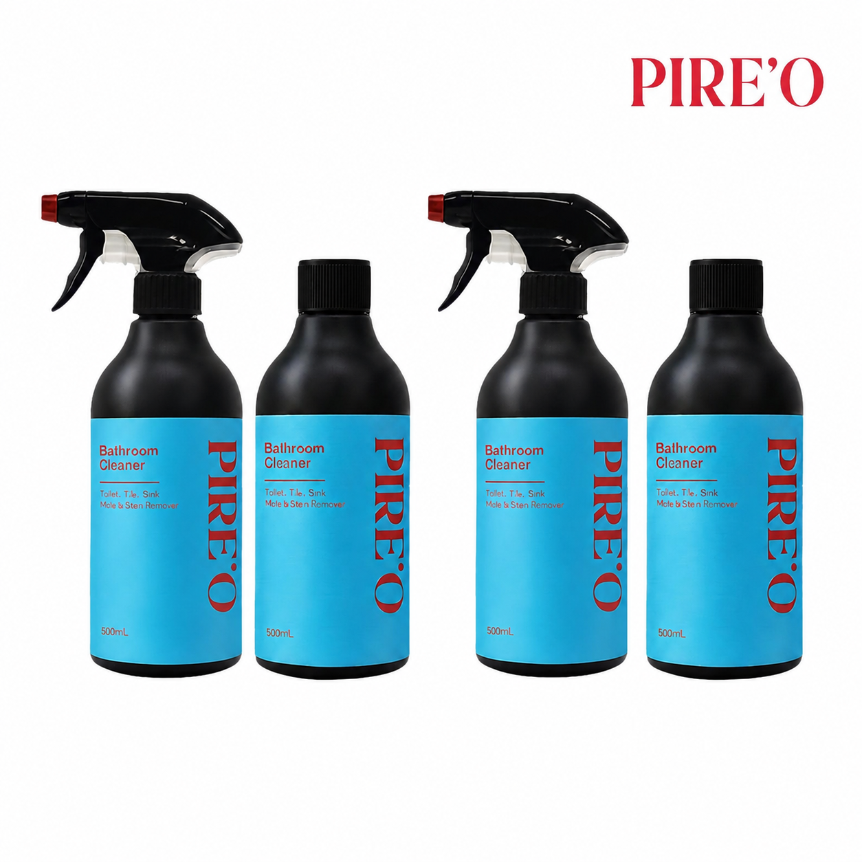 피레오 곰팡이제거제 뿌리는 곰팡이 제거제 벽 벽지 화장실 베란다 욕실 재발방지 500ml,4개
