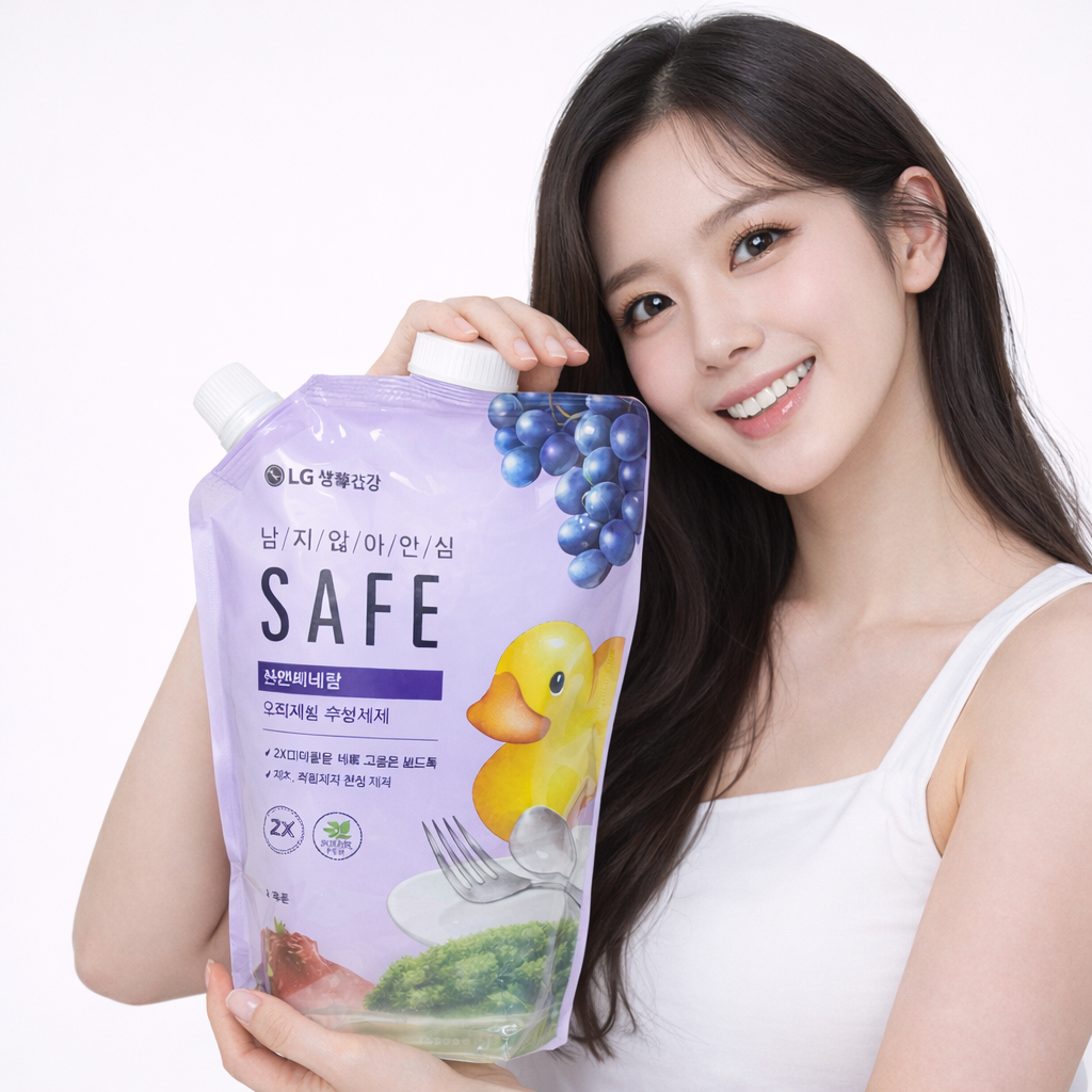 세이프 주방 세제 천연미네랄 오리지널 리필 1L 3개