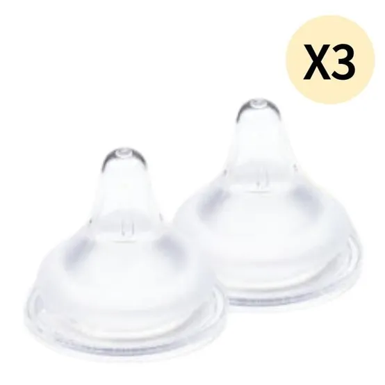 토비앤몰리 아기 더블하트 모윰 호환 젖꼭지 4단계 X6