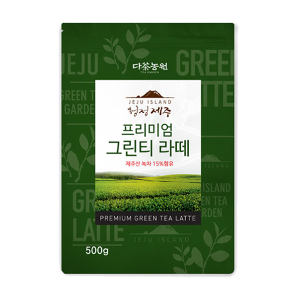 다농원 청정제주 프리미엄 그린티라떼 500g