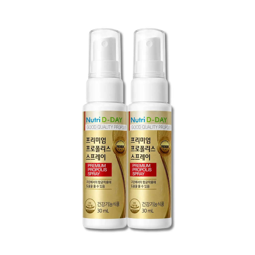 뉴트리디데이 프리미엄 프로폴리스 스프레이 30ml 2병