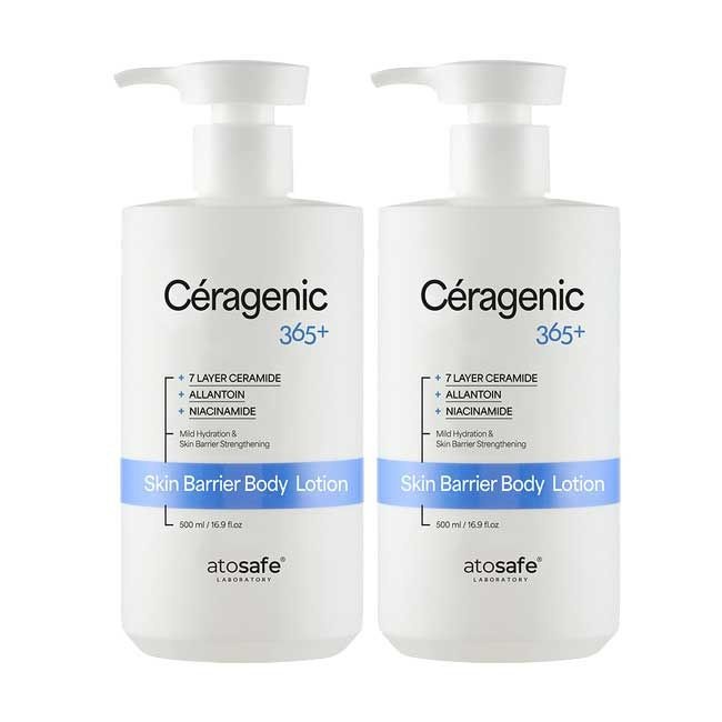 아토세이프 세라제닉 365+ 스킨베리어 바디로션 500ml 2개
