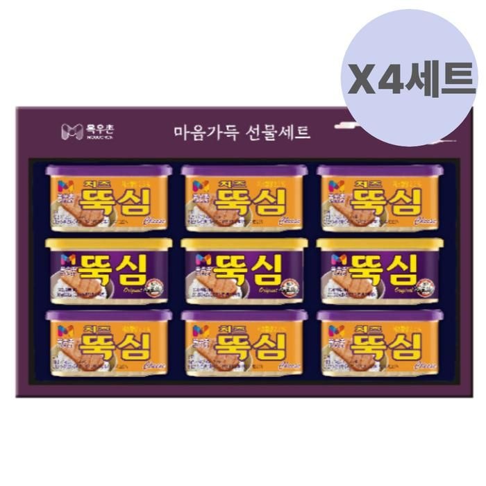 농협목우촌 목우촌 햄 선물 세트 추석 명절 선물 뚝심 M15호 x4개