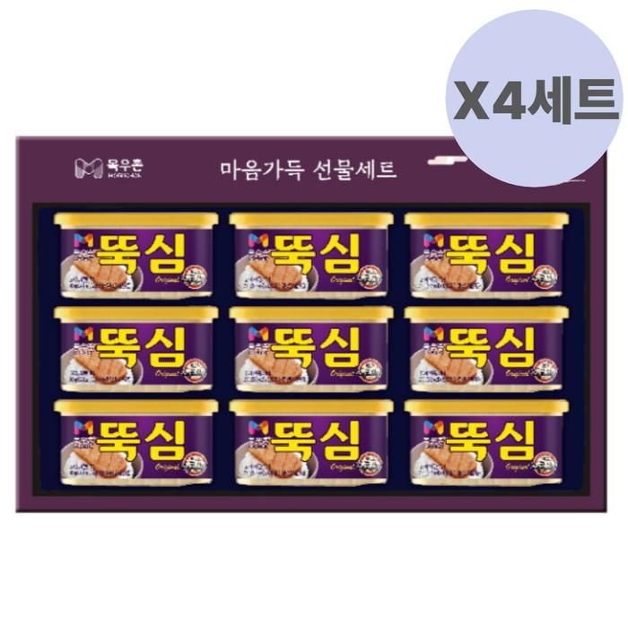 농협목우촌 목우촌 햄 선물 세트 추석 명절 선물 뚝심 M13호 x4개