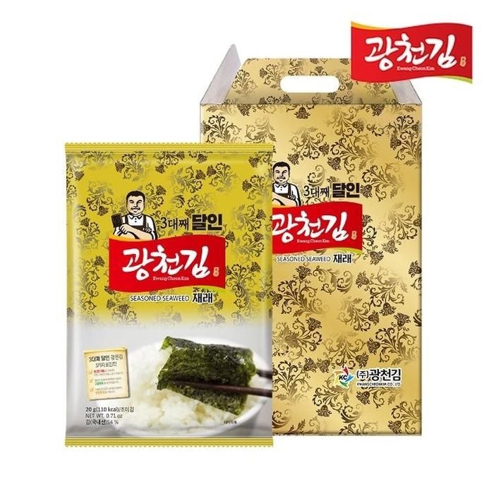 [광천김] 오리지널 달인 선물세트 7호(2박스/총20봉)
