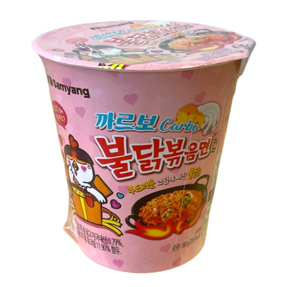 삼양 까르보 불닭볶음면 작은컵 컵라면 80g x 18개