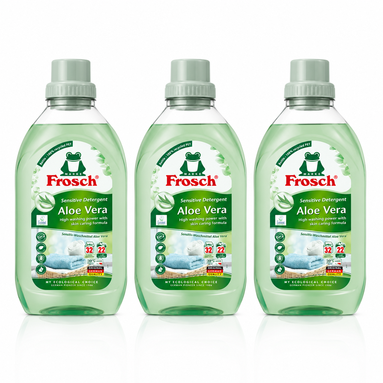 프로쉬 알로에베라 고농축 세탁세제 1.5L 3개입
