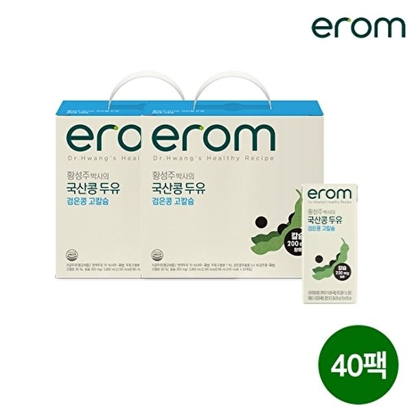 이롬 [이롬][이롬]황성주박사의 국산콩두유 검은콩고칼슘 40팩