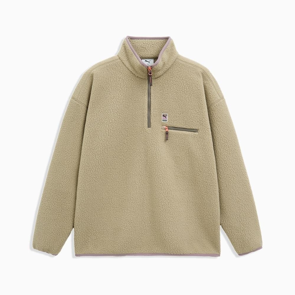 라푸마 529491-02 푸마 남성 다운 패딩 플리스 하프집업 티 U Fleece Half-zip Tee - LE1220990381
