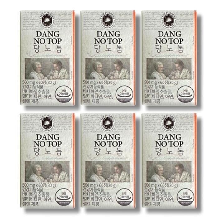 [건강나라] 트루포뮬러 당노톱 500mg x 60정 6박스 (50204937)