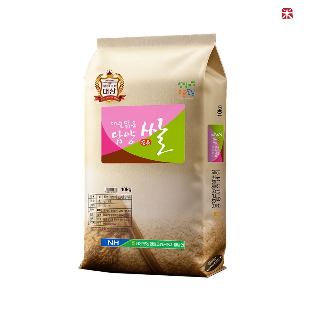 담양쌀 10kg / 당일도정 특등급 단일품종 새청무 I 담양군농협 25년산 대숲맑은쌀