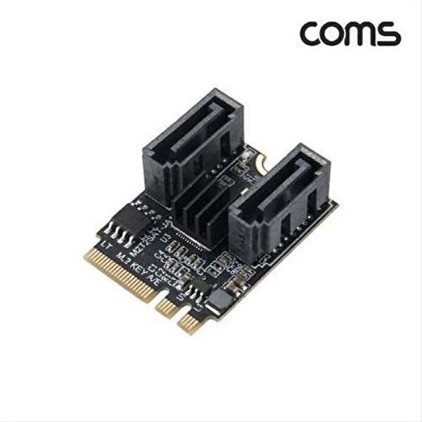 [COMS]M.2 WiFi A Key E Key to 듀얼 SATA 컨버터 2Port 2-WD531EC
