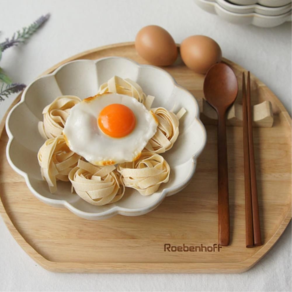 밥집 가정집 일본산 꽃모양 반찬접시4P 손님상 선물 음식점 스파케티
