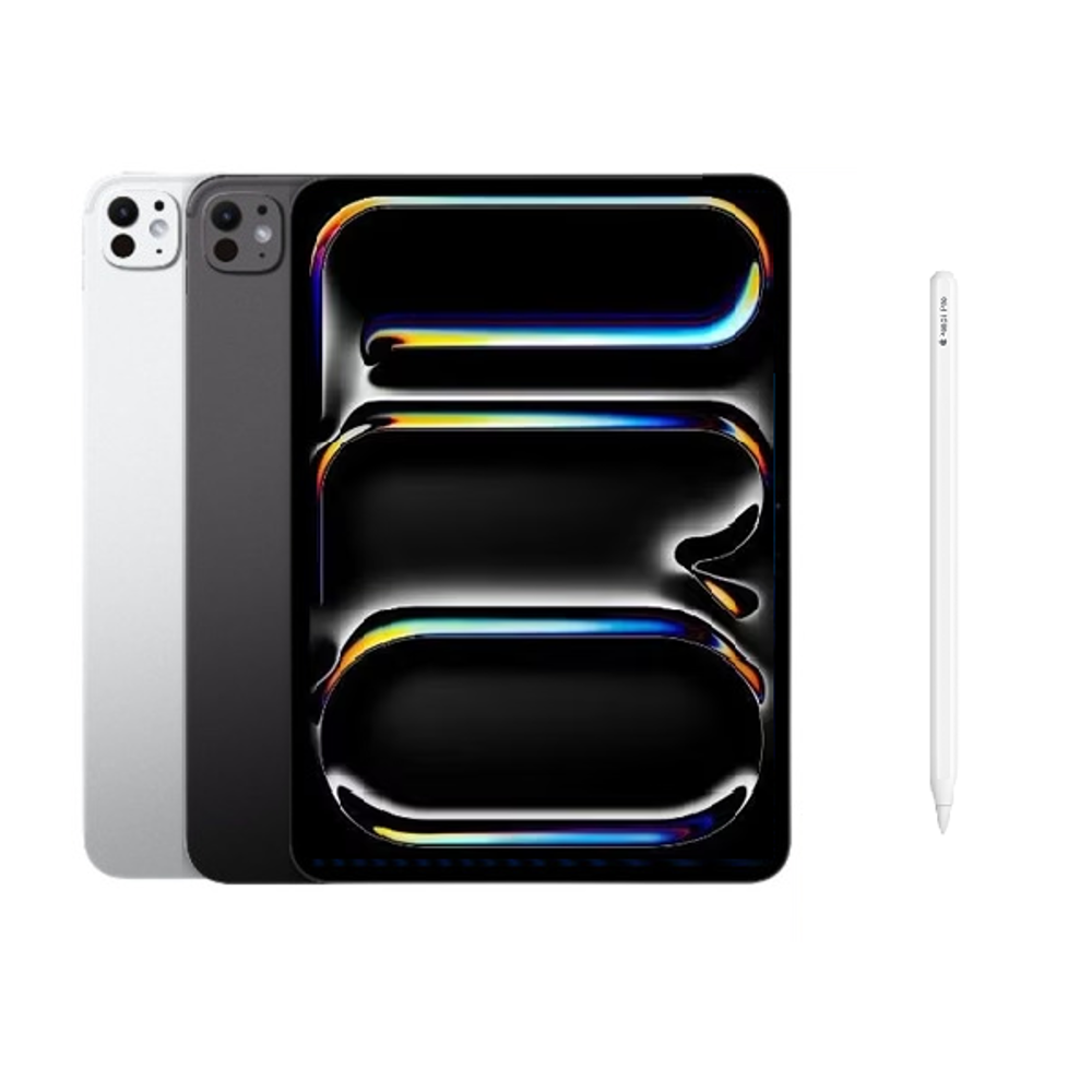 아이패드 프로 13 M4칩 256GB Cellular 스탠다드글래스실버+팬슬프로 정품패키지/사은품증정