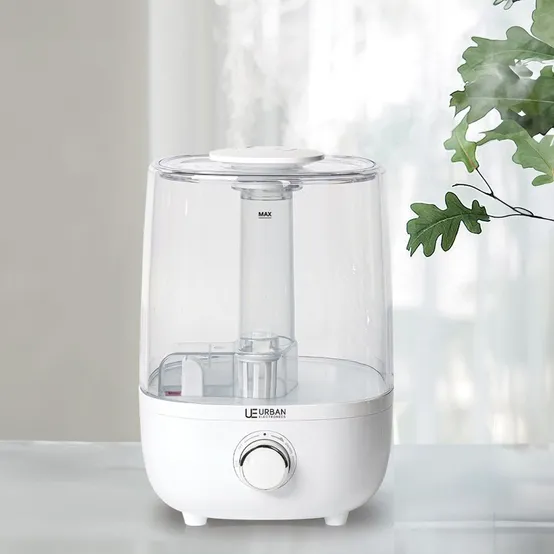 어반 대용량 듀얼노즐 초음파 가습기 4L 통세척 투명 UEH-9090