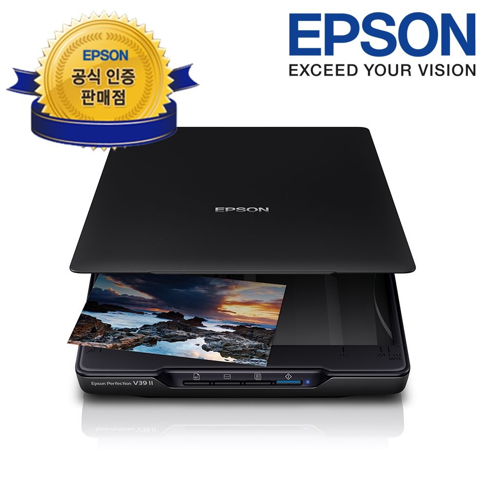 [오늘출발] 엡손 [엡손 공식 인증점] 엡손 Perfection V39II 평판 초슬림 스캐너