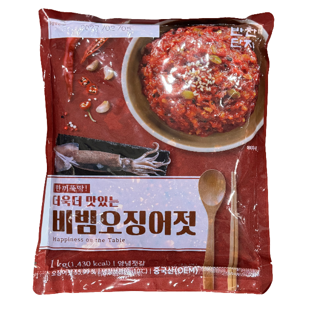 반찬단지 비빔오징어젓 1kg