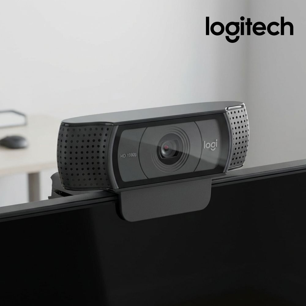 로지텍 (국내정품) 로지텍 C920 HD 프로 웹캠 1080p 고화질 오토포커스 화상회의 재택근무