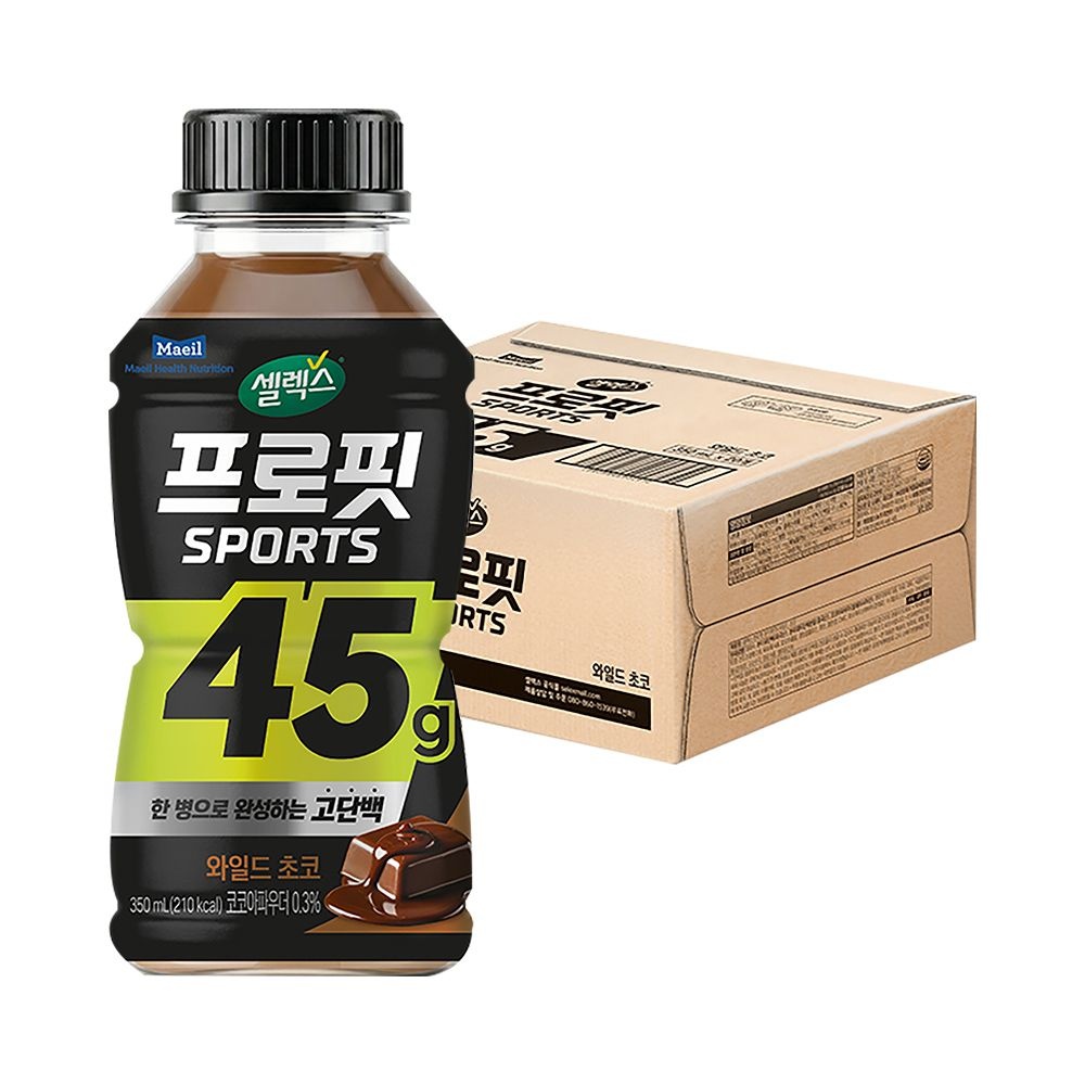 셀렉스 프로핏 Sports 드링크 와일드 초코 350ml 20개
