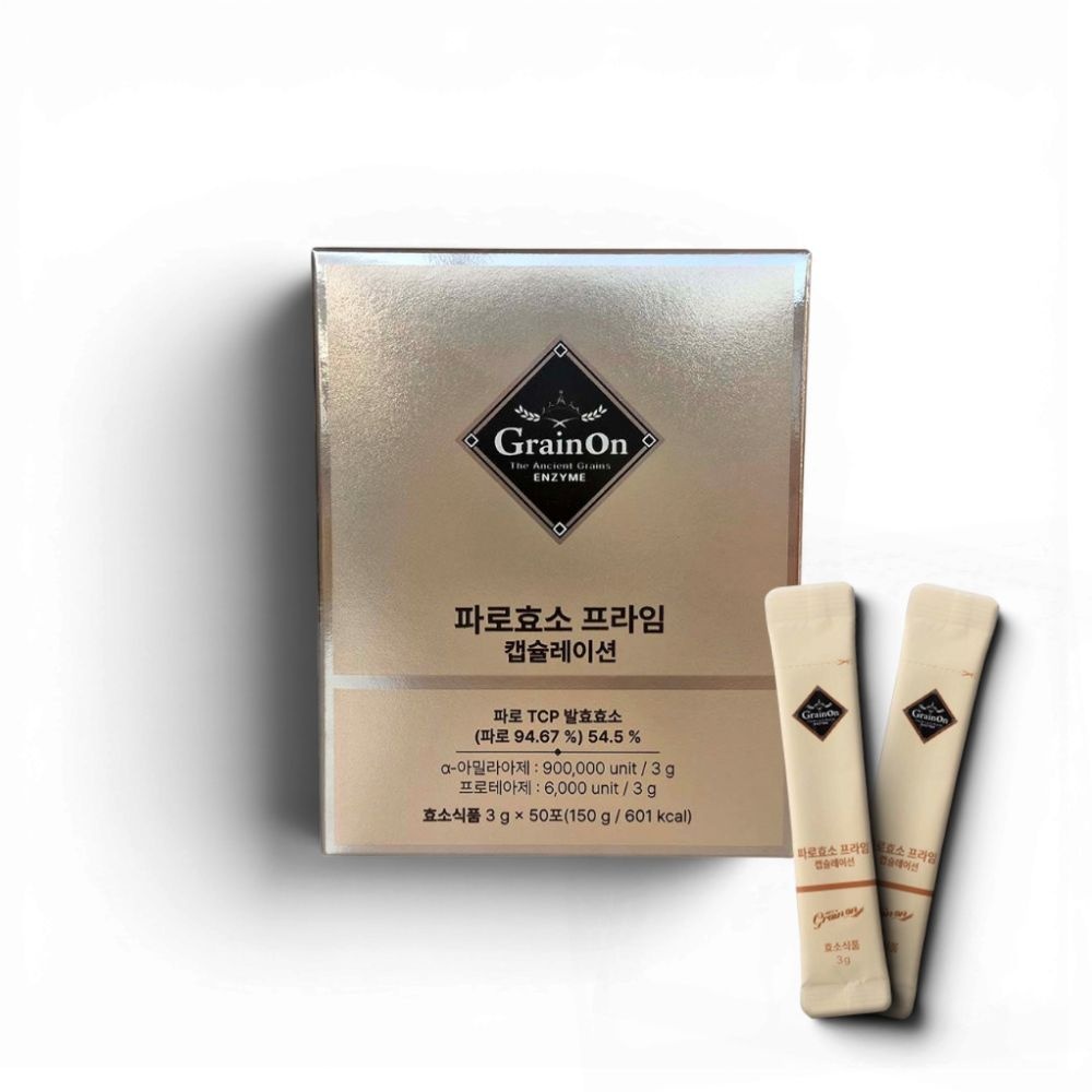 그레인온 파로 효소 프라임 캡슐레이션 가루 분말 곡물 50포