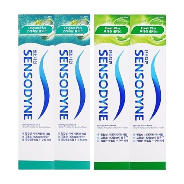 센소다인 오리지널 플러스 민감성 치약 100g x2 + 후레쉬 플러스...