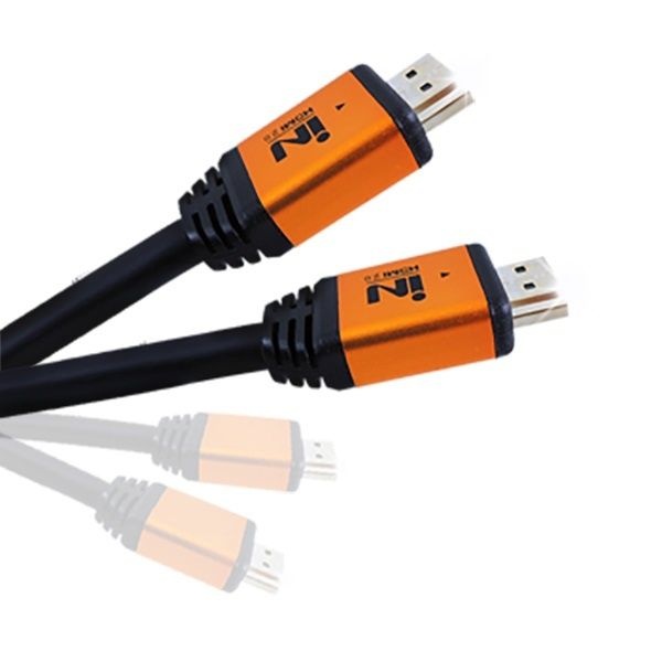 인네트워크 HDMI 2.0 케이블 골드메탈 IN-HDMI2G020 INC027 2m 4053553