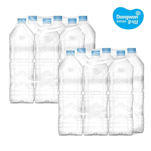 (주)동원F&B [동원] 동원샘물 무라벨 2L x 12병