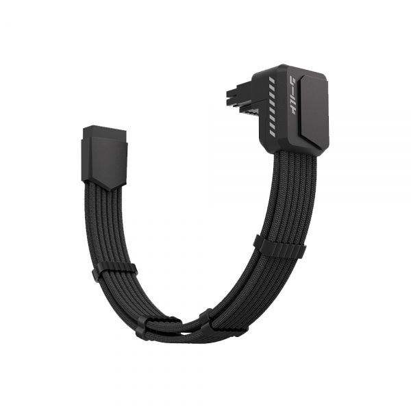 EZDIY-FAB SHIELD 12V-2X6 STD 90도 연장 슬리빙 케이블 (블랙)