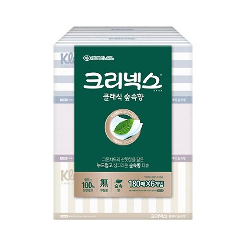크리넥스 클래식 숲속향 각티슈180매x6입